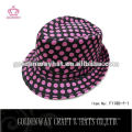 Custom Dot Fedora Hats para crianças